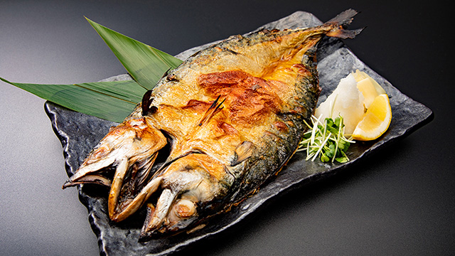メガとろさばの塩焼き